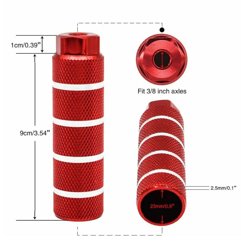 Aluminum Alloy Anti-Skid BMX Bike Pegs – Pair