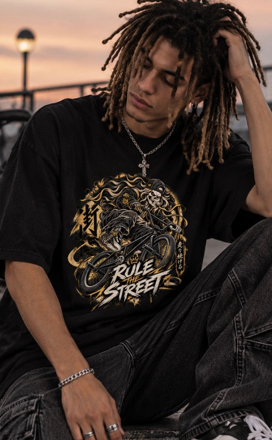 JHC Studio Rule the Street BMX Oversized Tee